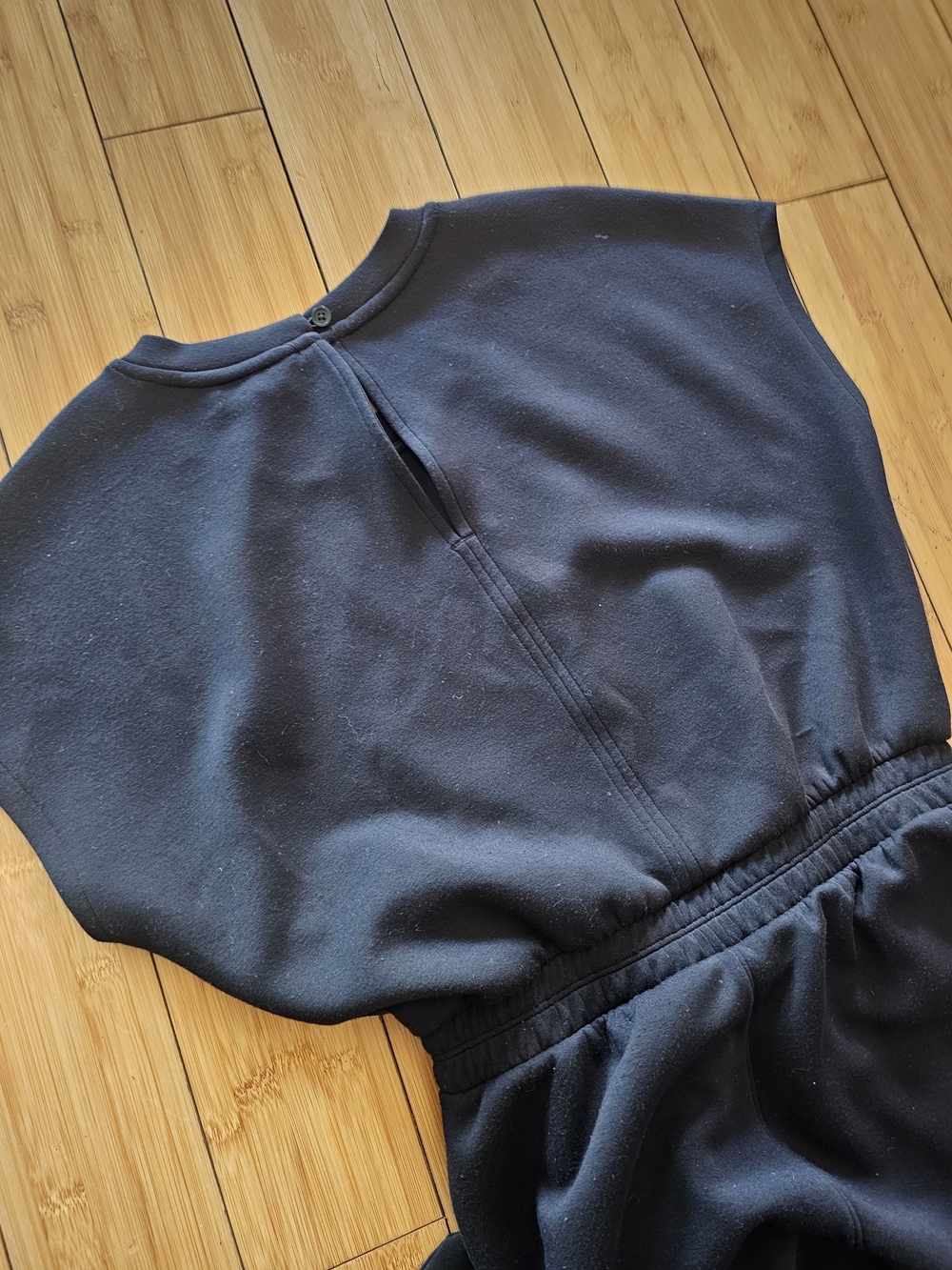 SPANX Black Airessentials Short-Sleeve Jumpsuit Sz S - Picture 5 of 5